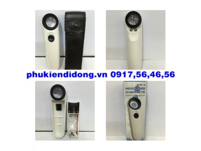 Kính lúp cầm tay 2 đèn led 40X